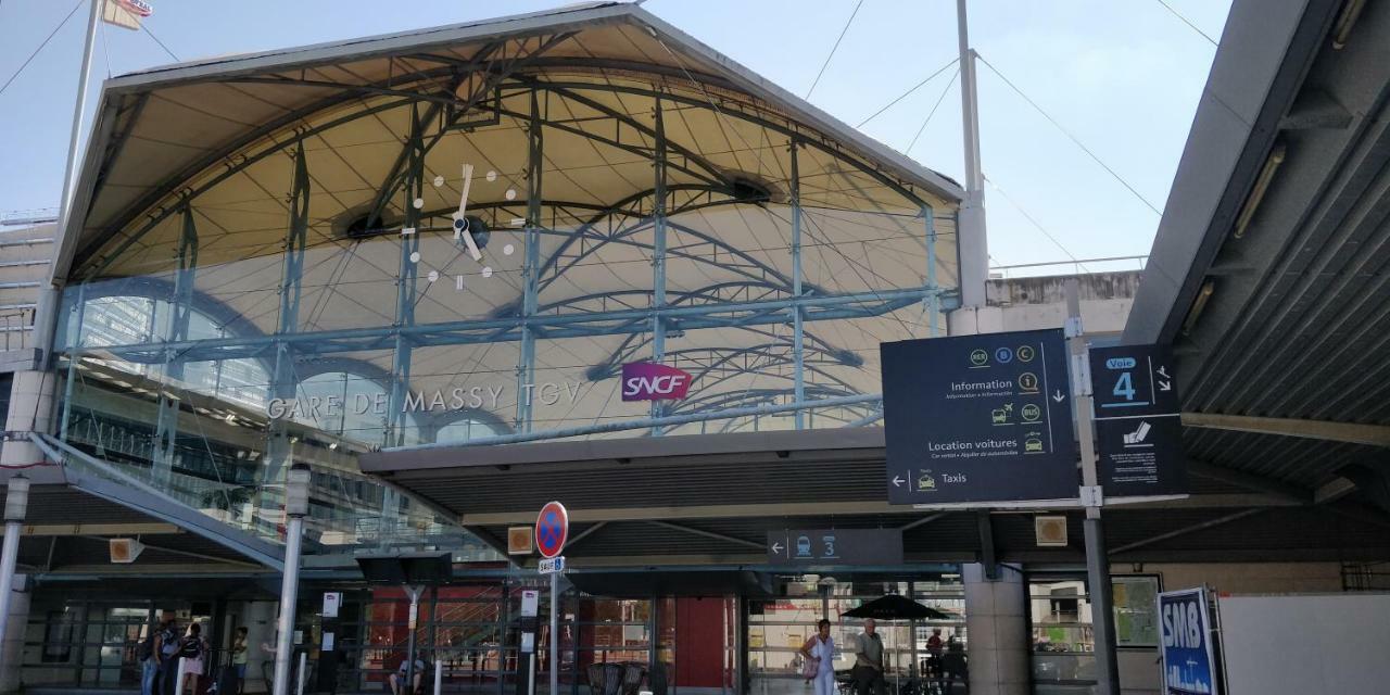 马西Les Cles Du Bonheur By Beds4Wanderlust, 47M2 Avec Terrasse Privative & Parking-Rer B Tgv 10Min-Orly 20Min公寓 外观 照片